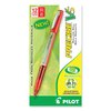 Pilot Precise V5 BeGreen Roller Ball Pen, Stick, Extra-Fine 0.5 mm, Red Ink, Red Barrel, PK12, 12PK 26302